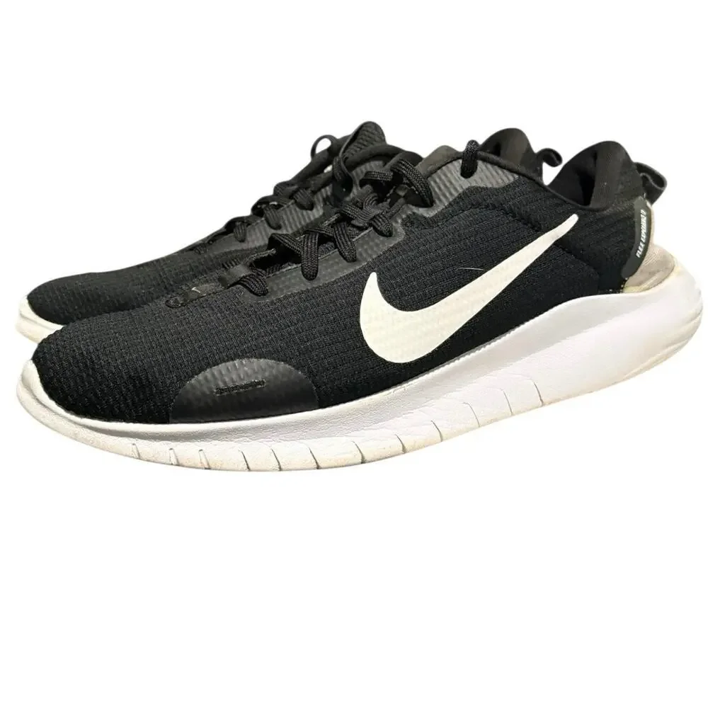 Nike Flex Experience Run Men’s Black White Athletic Running Sneakers Size 11